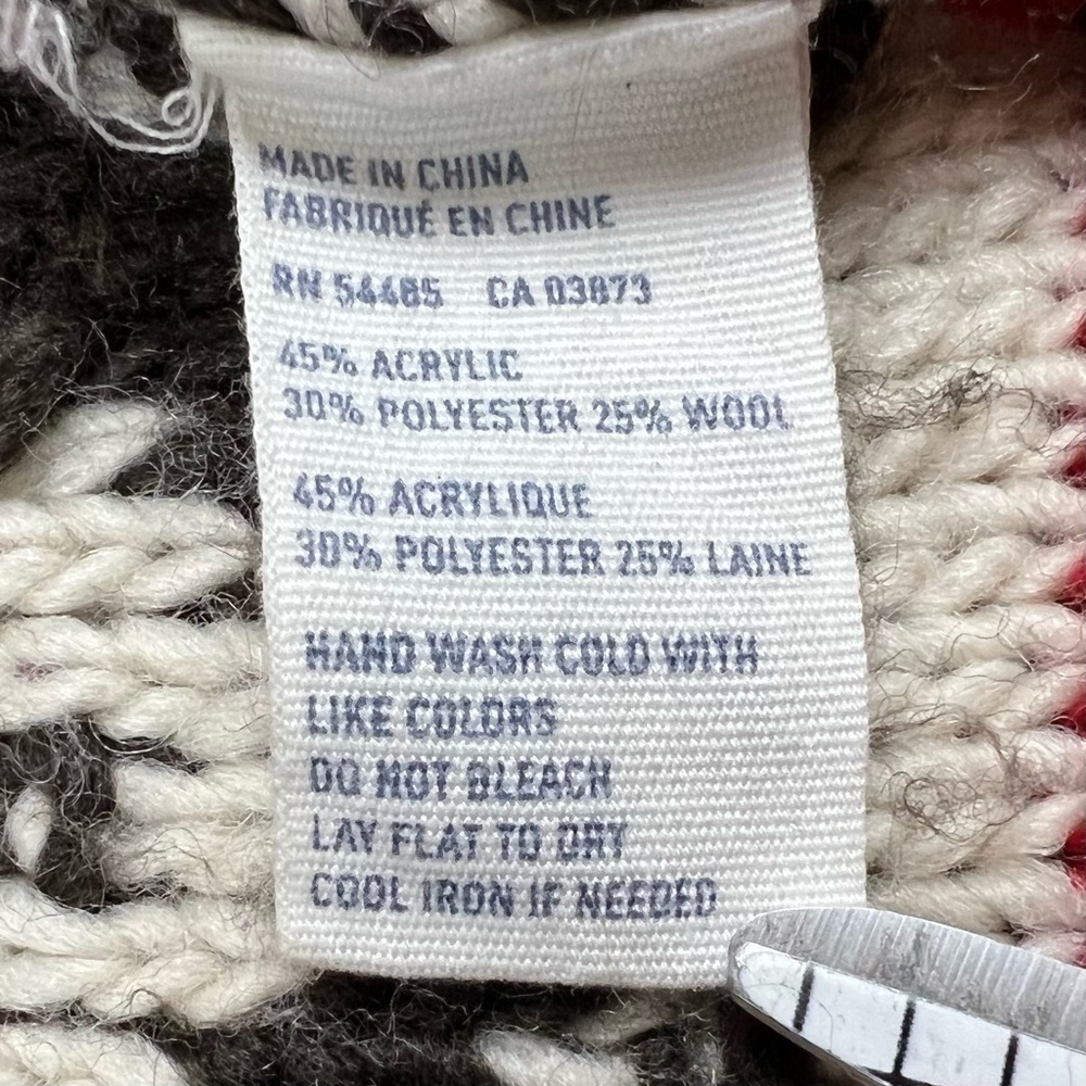 American Eagle Colorful Vibrant Fringe Cardigan Graphic size Medium Western Rare - Picture 5 of 11